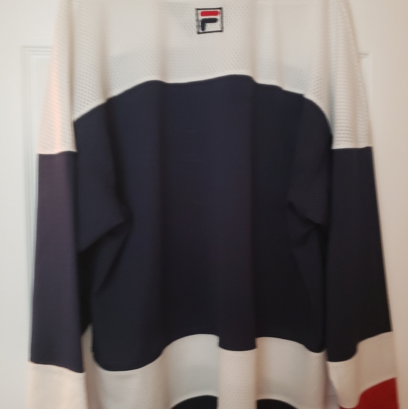 90's Fila Hockey Jersey Medium - Picture 2 of 2